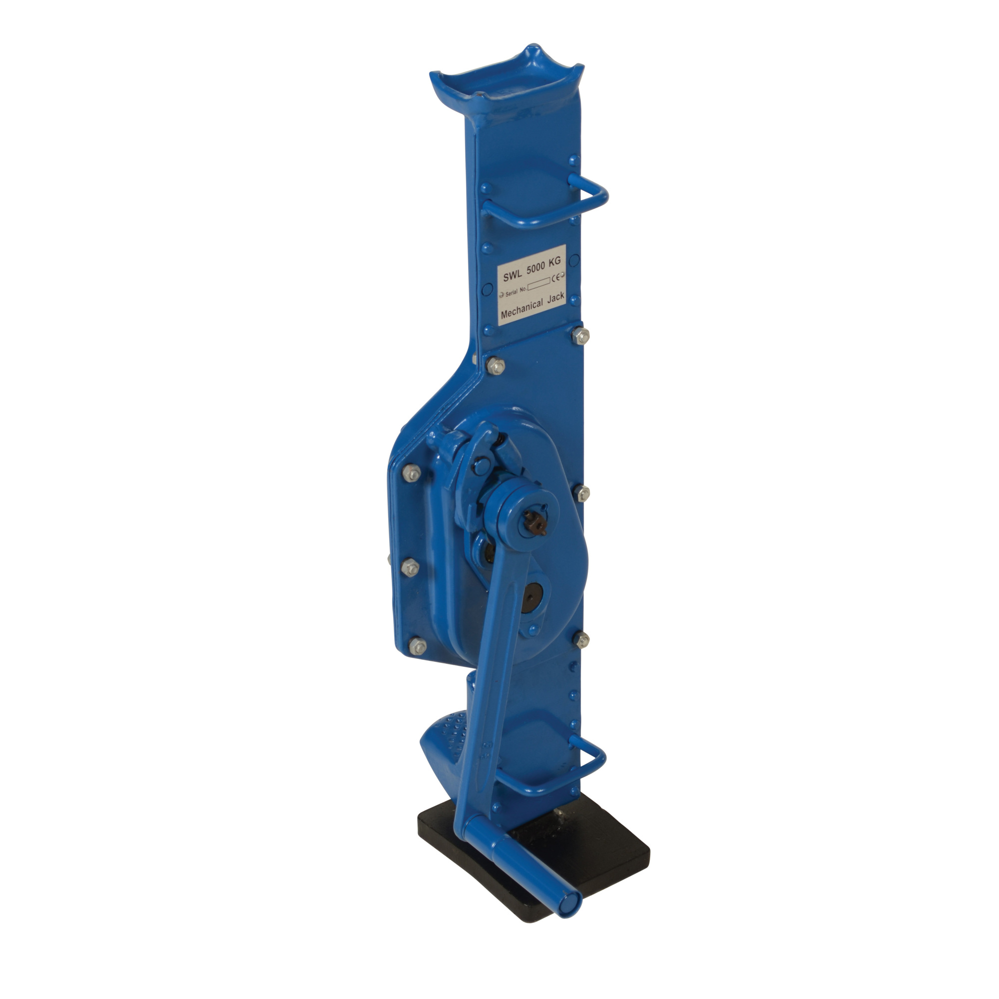 Vestil Mechanical Machinery Jack - 5-Ton Capacity, 28.75in. to 42.313in. Lift Height, Self-Locking, Model# MMJ-10
